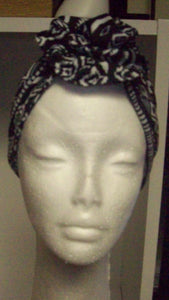 HC Turban black/white