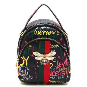 BC Graffiti Bag Black