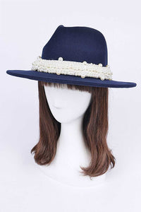 HC-- pearled fedora